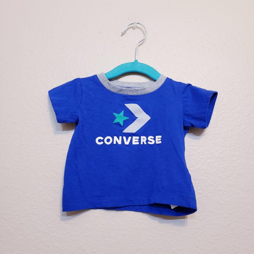 Converse Baby Boy Blue Short Sleeve Tee